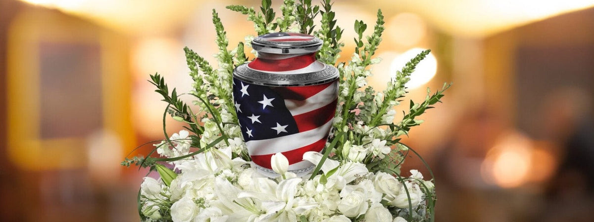 Red Line Firefighter Extra Large Urn or Companion Urn – Extra Large Urns for Human Ashes | XL Urn & XXL Urn