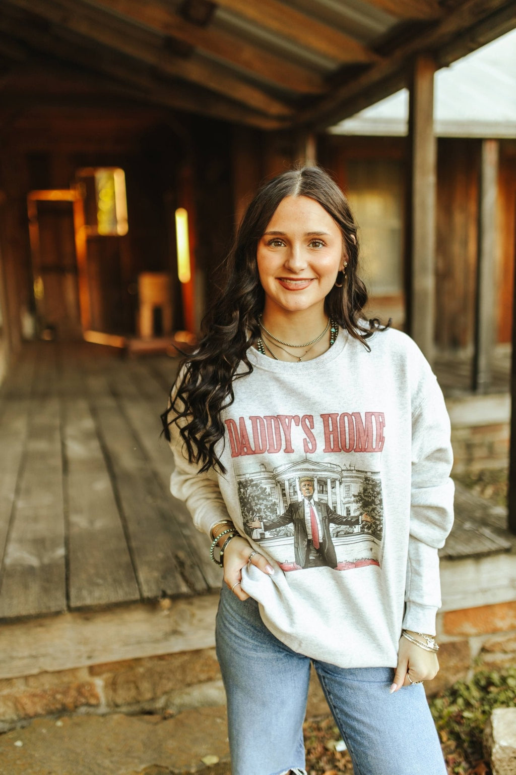 Daddy's Home Trump Graphic Sweatshirt