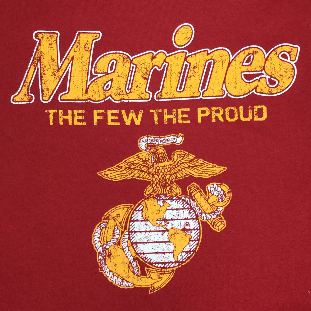 Marines The Few The Proud Long Sleeve T (Cardinal)