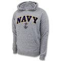 Navy Arch Anchor Hood (Grey)