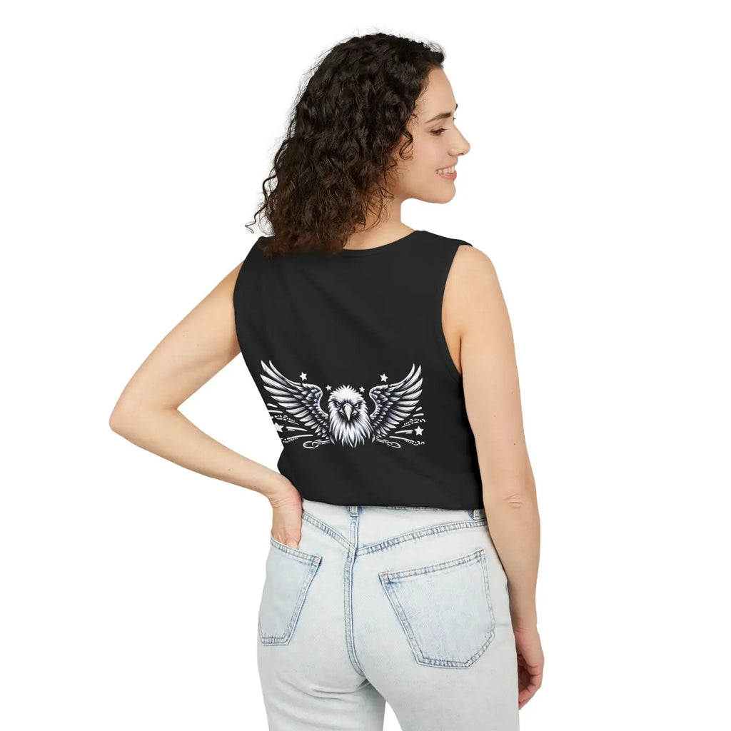 Patriotic Eagle Tank - True American Pride Cotton - Dipaliz