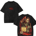 Halloween Scary Cartoon Character – Washed Tee Cotton Menswear Top  | SEP 8