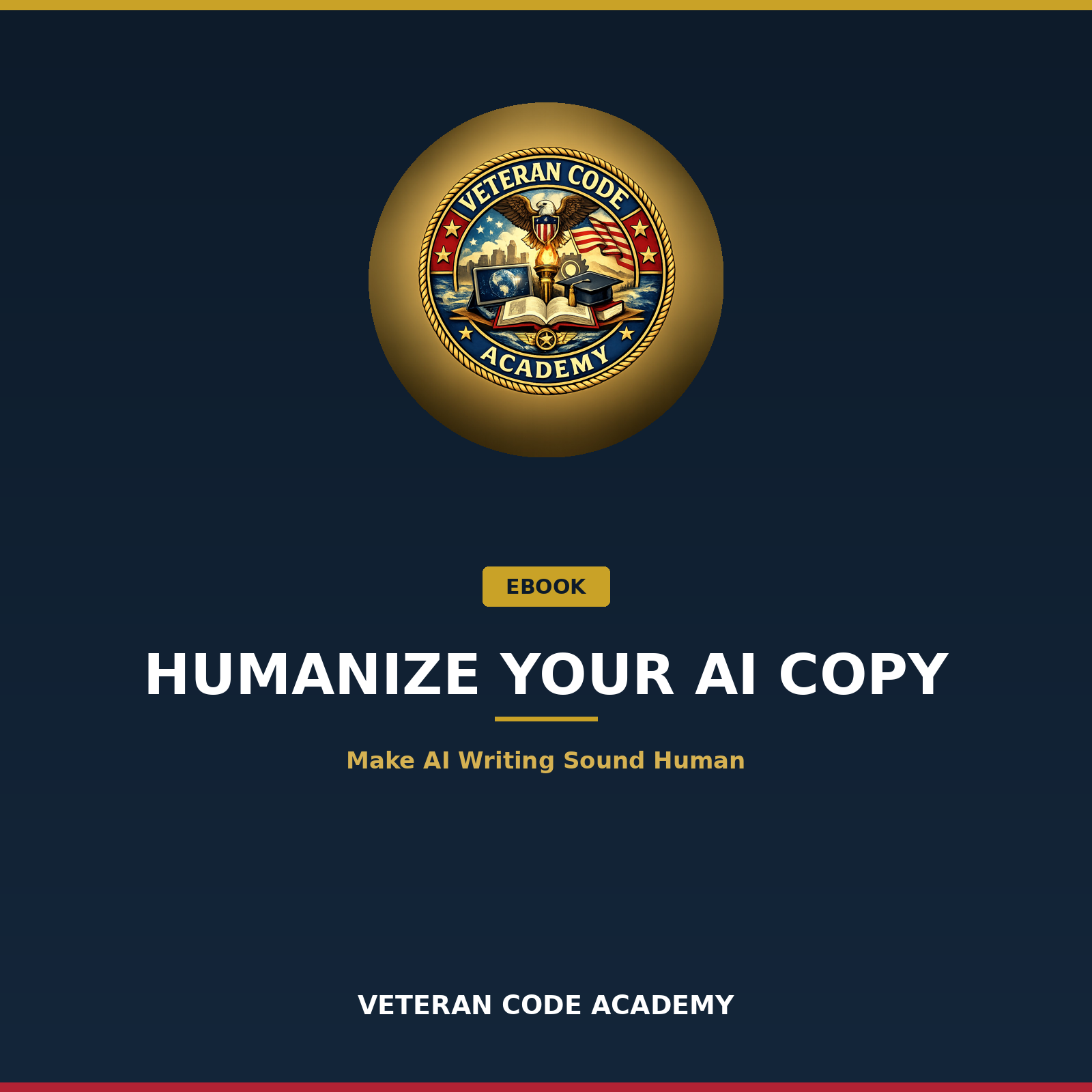 Humanize Your AI Copy eBook, Veteran Code Academy