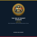 The End of Prompt Guessing audio series cover, Veteran Code Academy