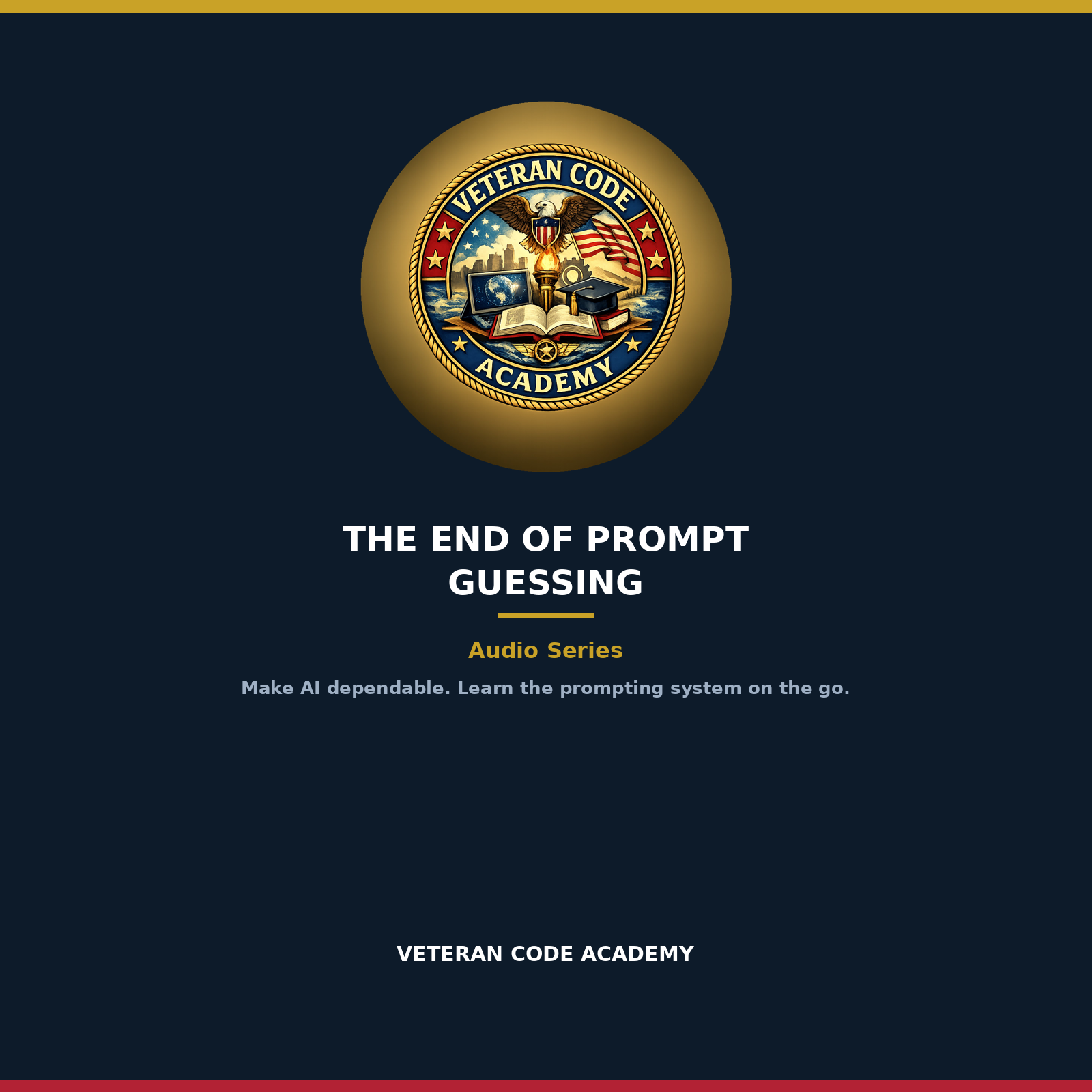The End of Prompt Guessing audio series cover, Veteran Code Academy